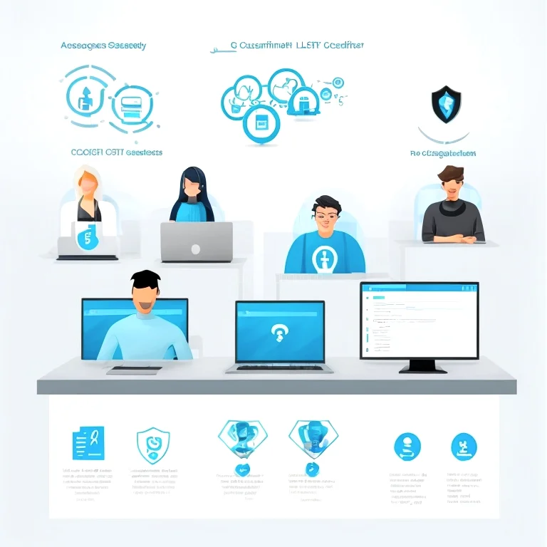 Team lernt Cybersecurity