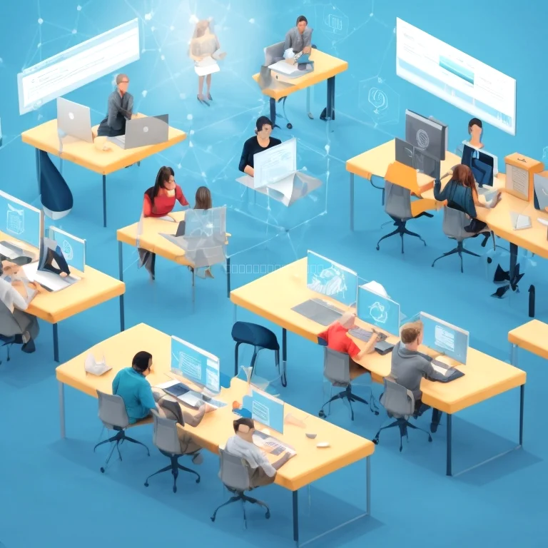 Illustration der Cybersecurity-Schulung